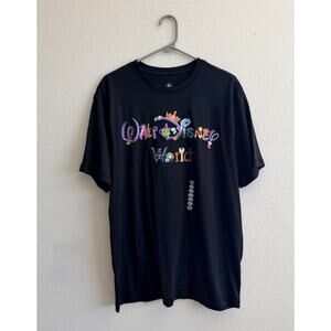 Disney Parks Villains Character Letters Tee - Brand New - Adult Size Large